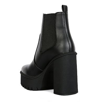 London Rag Women's Shasha Platform Chelsea Boots