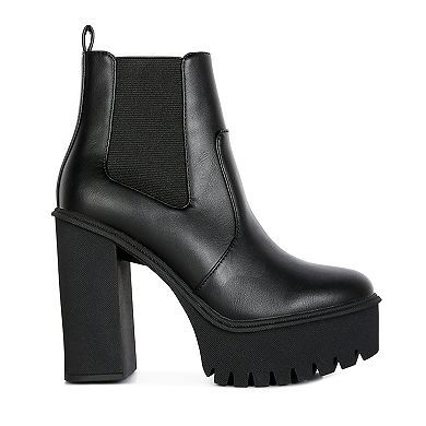London Rag Women's Shasha Platform Chelsea Boots