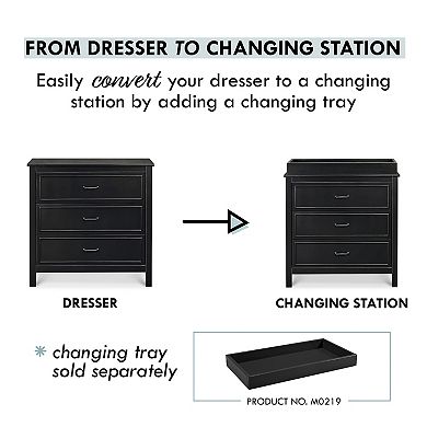 DaVinci Charlie 3-Drawer Dresser