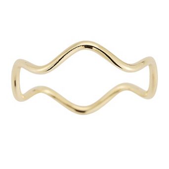 LUMINOR GOLD 14k Gold Zigzag Ring