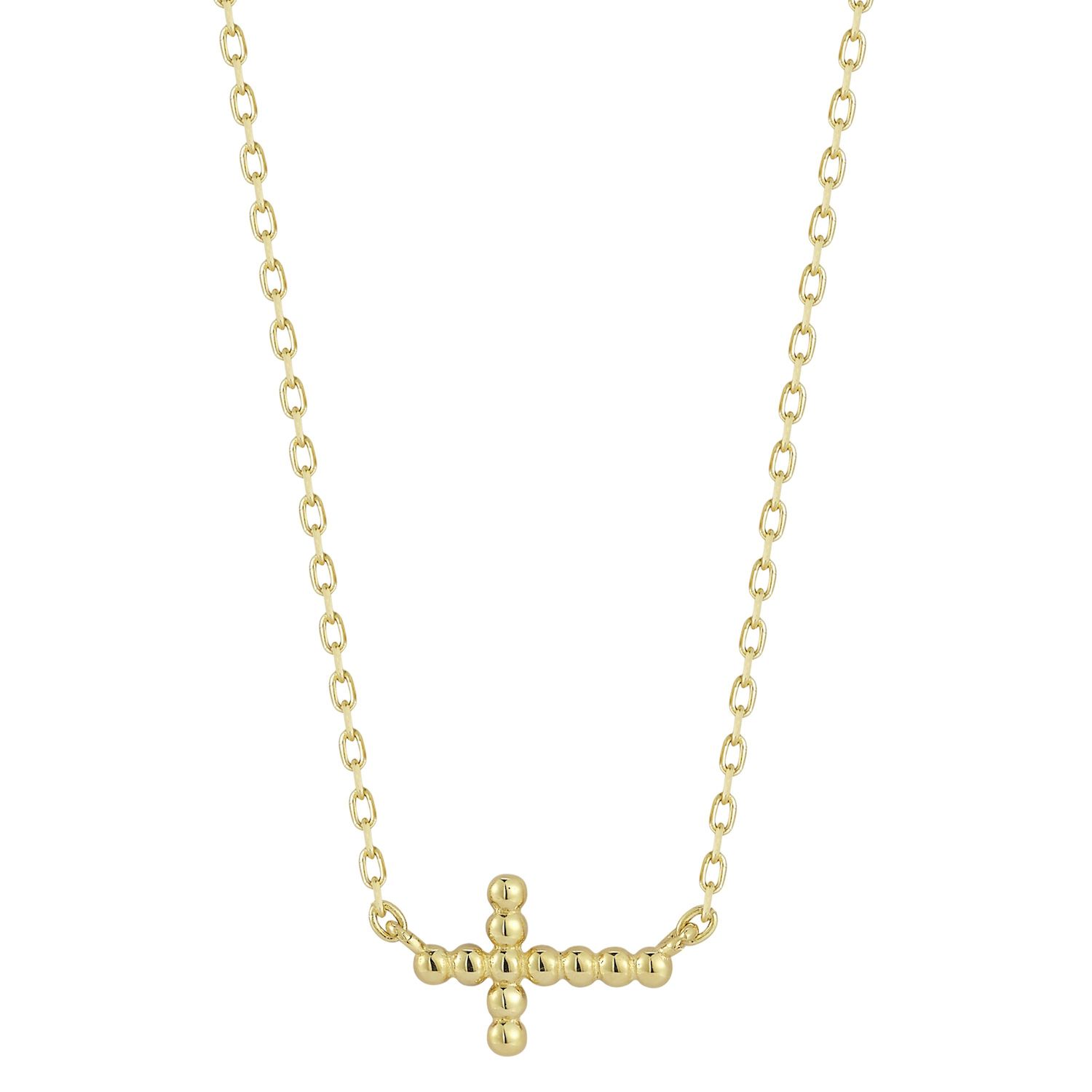 Sideways cross hot sale necklace kohls