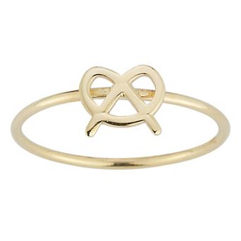 LUMINOR GOLD 14k Gold New York Pretzel Ring