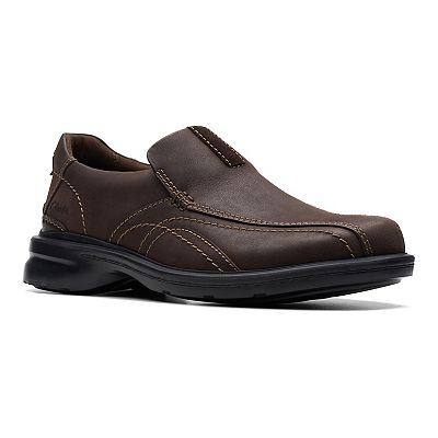 Clarks brown loafers online