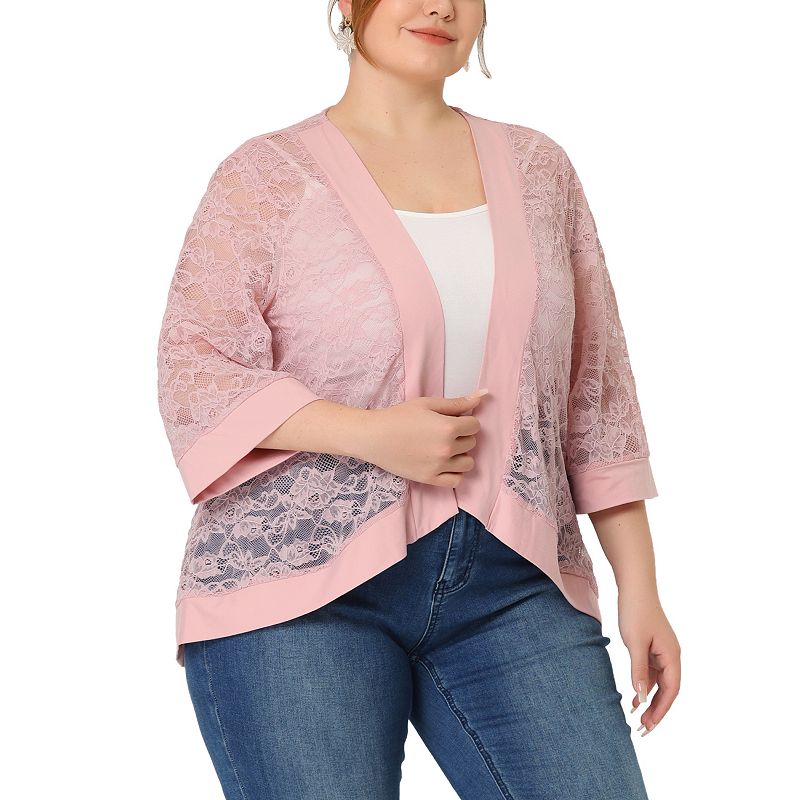 Plus size deals lace cardigans