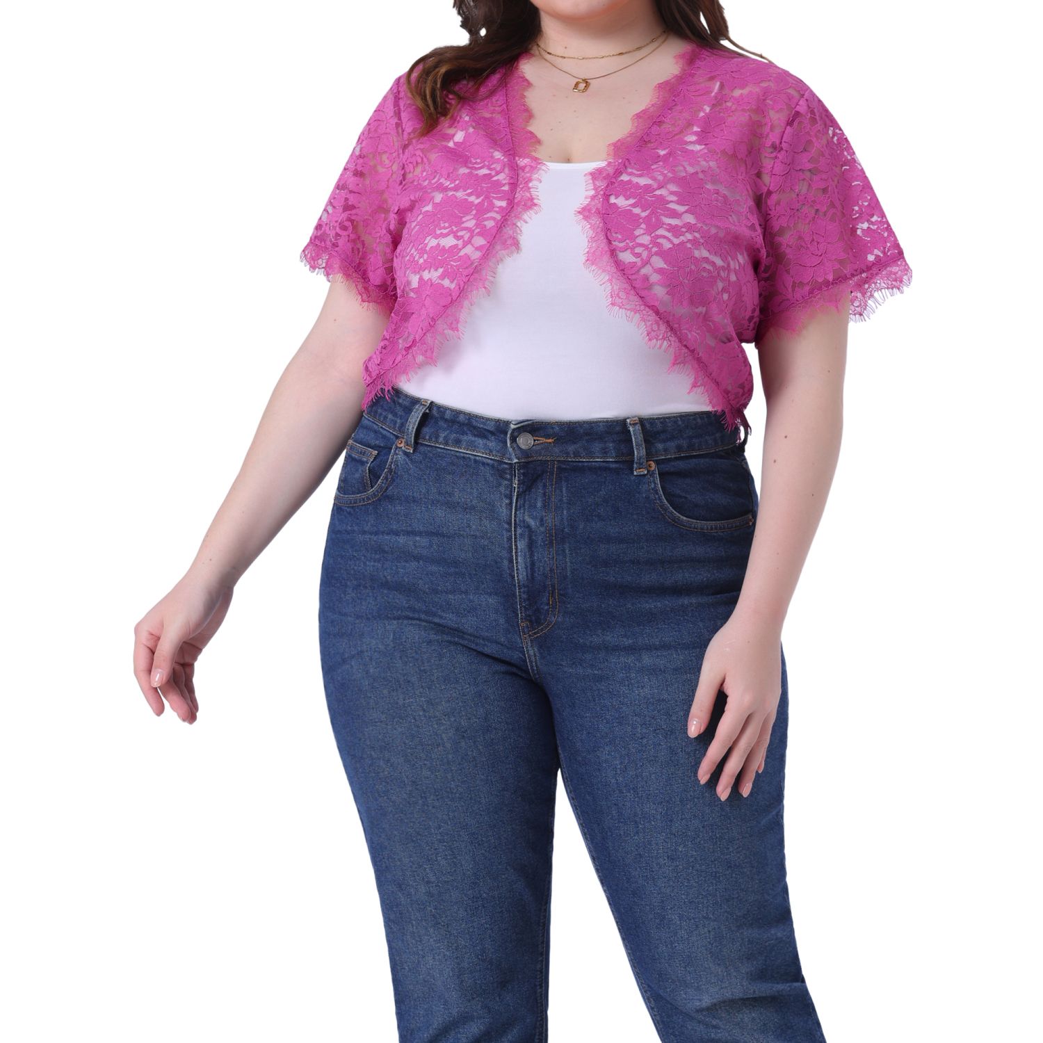 今季新品♡ 【洗える！】 SILK BOLERO Mサイズ Meichang Womens Summer Shrug Chiffon Open Front Sheer Short Sleeve