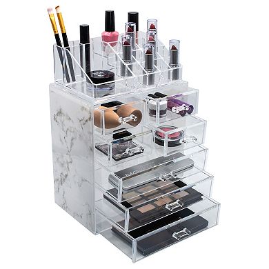 Sorbus Makeup & Jewelry Plastic Storage Case
