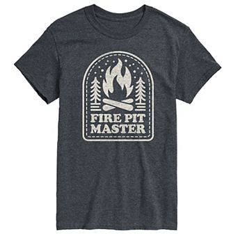 Big & Tall Fire Pit Master Graphic Tee