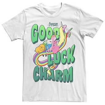Men's Adventure Time Lady Rainicorn "Good Luck Charm" Tee