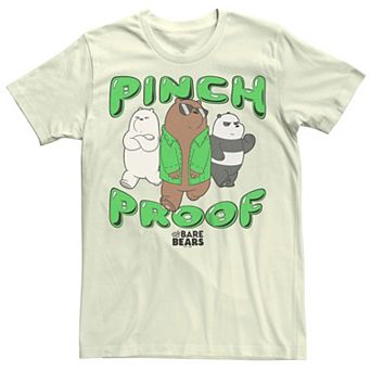 Men's We Bare Bears "Pinch Proof" St. Patrick's Day Graphic Tee