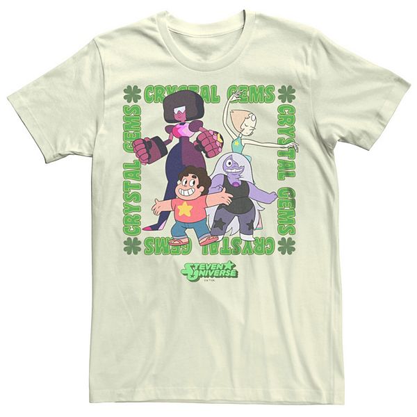 Men's Steven Universe Crystal Gems St. Patrick's Day Square Tee