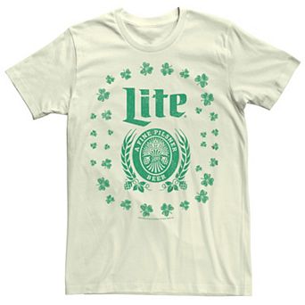 Men's Miller Lite Shamrock Crest Tee
