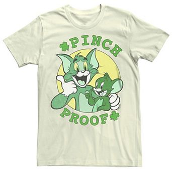 Men's Tom And Jerry Pinch Proof St. Patrick's Day Tee