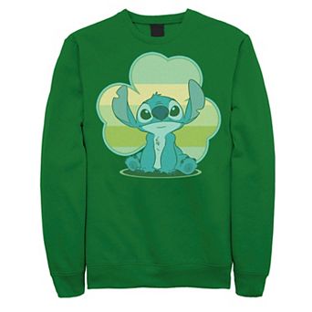 Disney's Lilo & Stitch St. Patrick's Day Stitch Shamrock Men's Sweatshirt