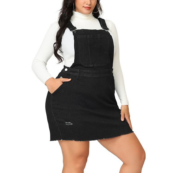 white christmas dresses BELTED BLACK STRETCHY DENIM DRESS – Love Marlow
