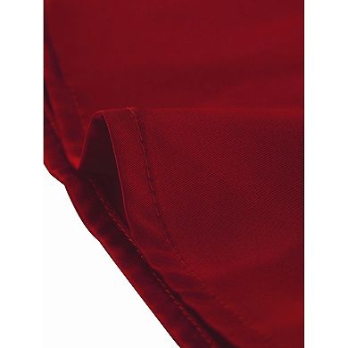 Women's Elegant Collar Blouse Long Sleeve Work Office Satin Button Down Shirt