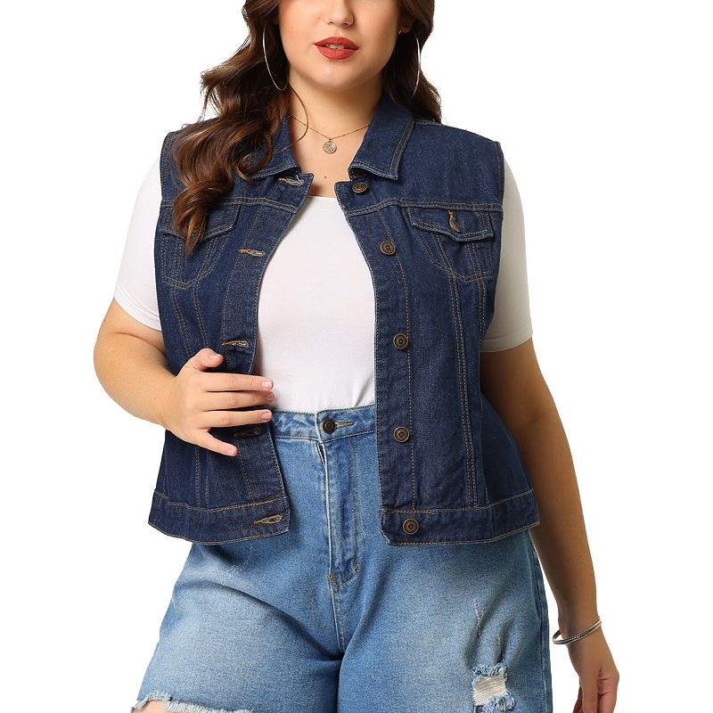 Kohls on sale denim vest