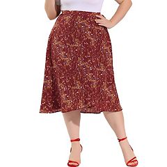 Plus size red skirt kohls sale