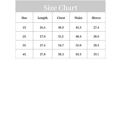 Women's Plus Size Boho Relaxed Fit Blouse Color Block Long Sleeve Top