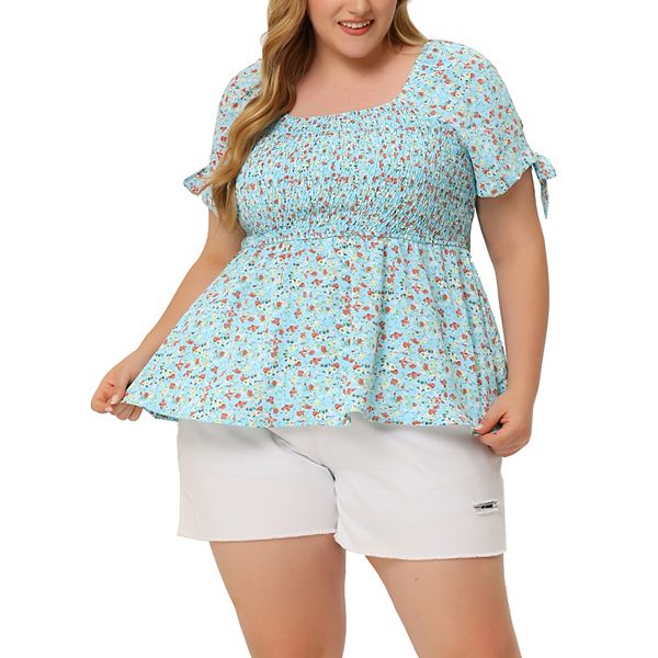 Womens plus size hot sale blouses at kohl's