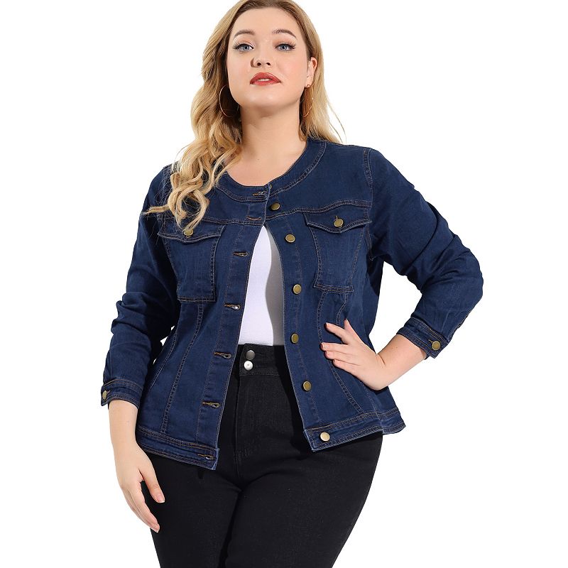 Kohls plus size outlet jean jackets