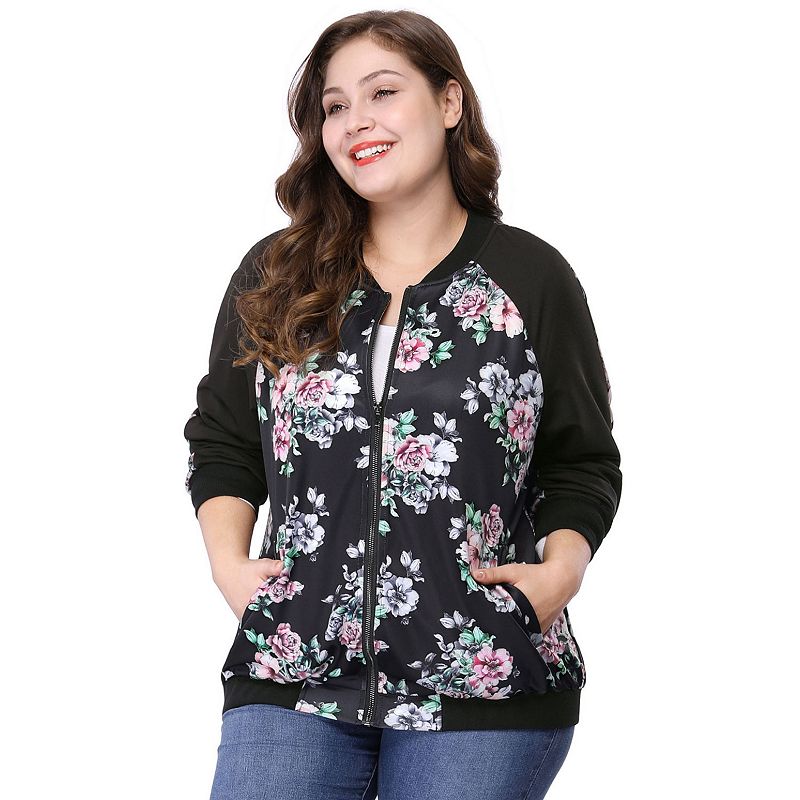 Varsity jacket womens hot sale plus size