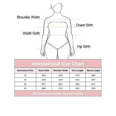 Women's Plus Size Outfits Fashion Button Down Denim Shirt