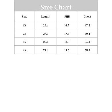 Women's Plus Size Summer Work Fashion Sleeveless Tank Shirts