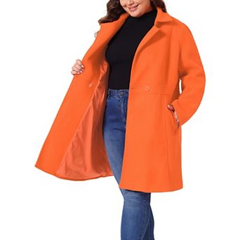 Women's Plus Size Outerwear Cinched Waist Winter Long Coat