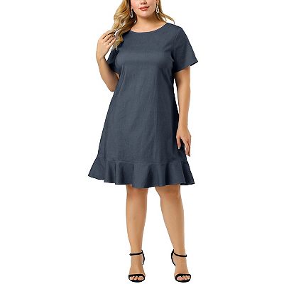 sachin and babi light blue dress Women's Plus Size Denim Dresses| City Chic