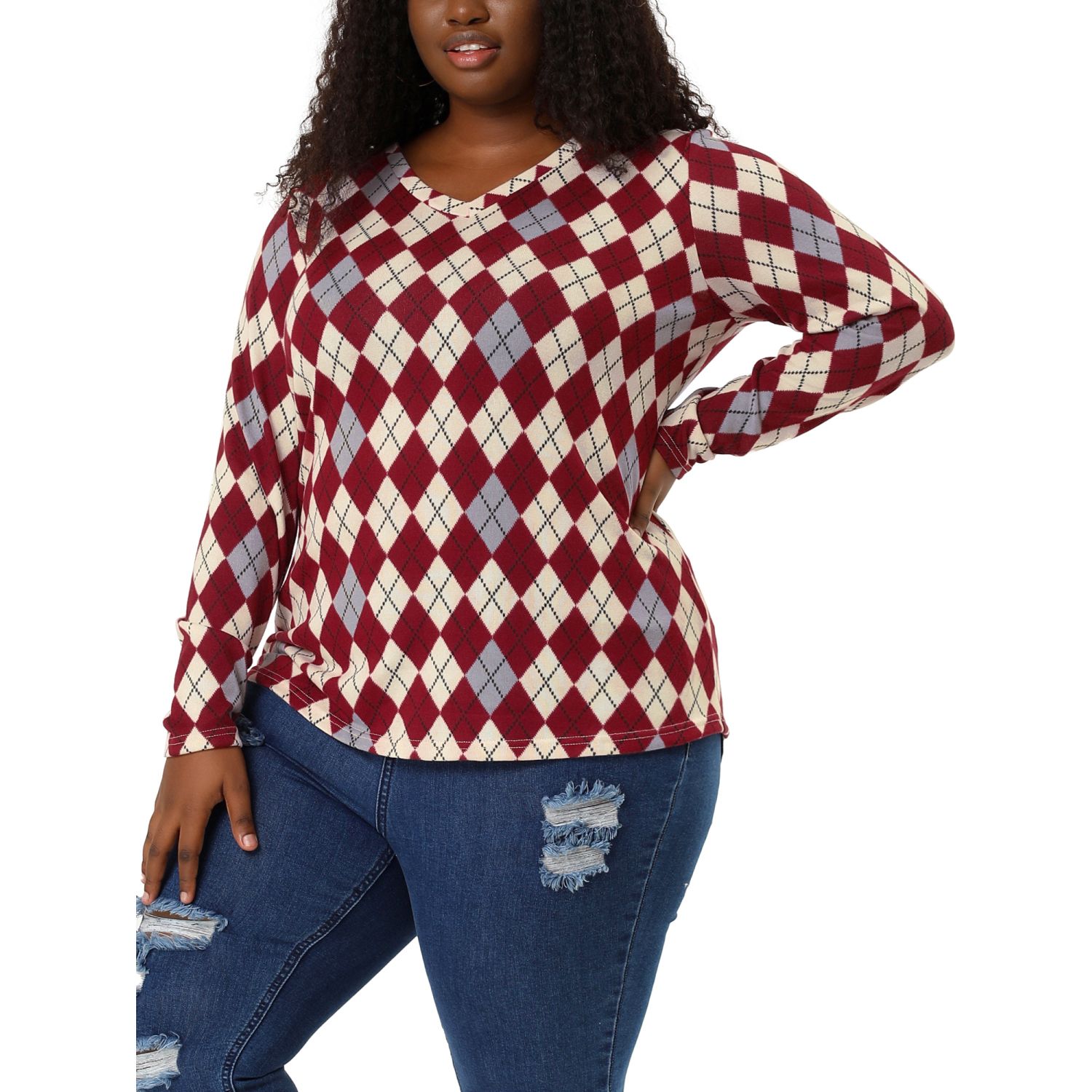 Kohls argyle outlet sweater