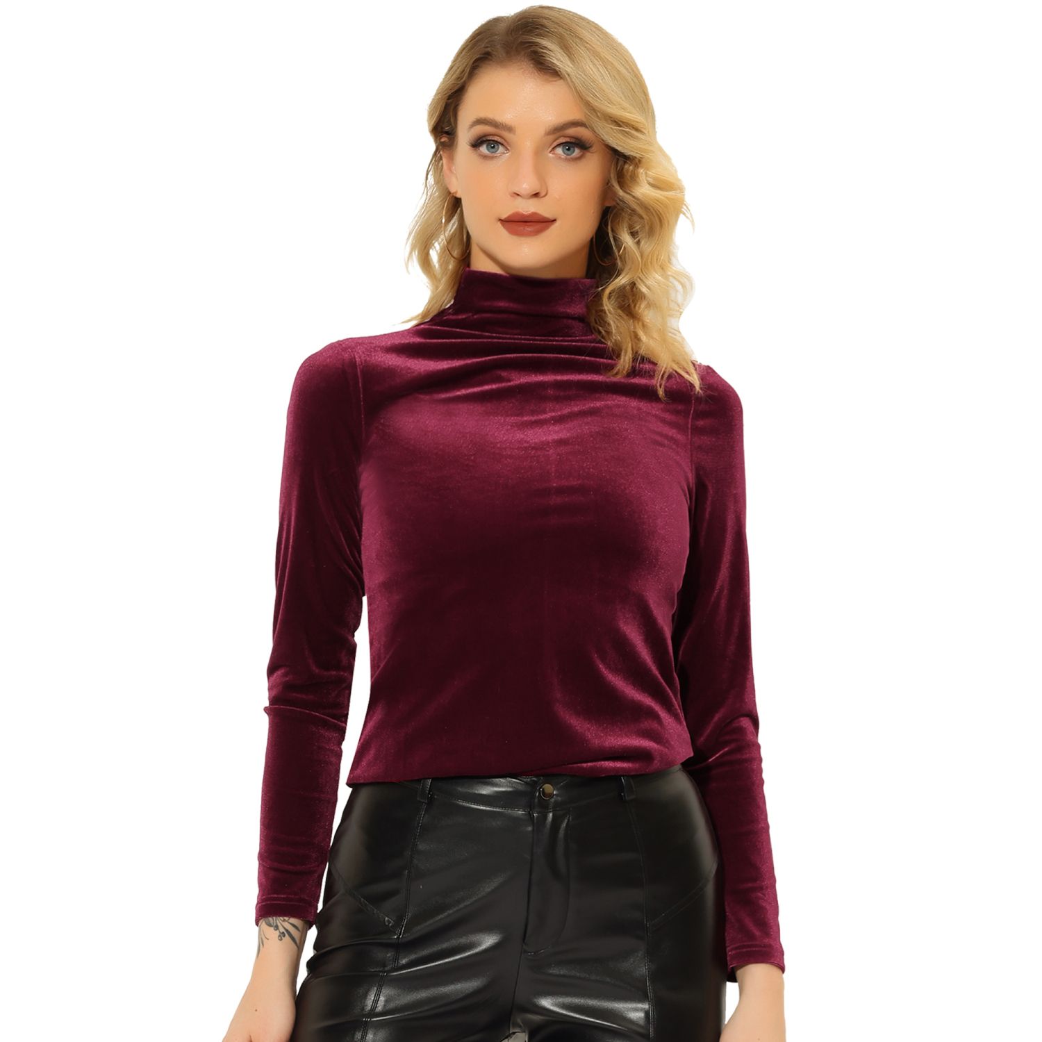kohl's velvet tops