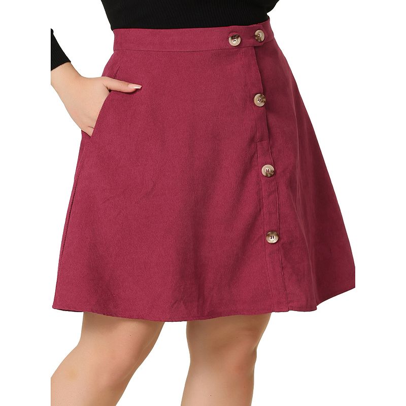 Plus size corduroy outlet skirt kohls