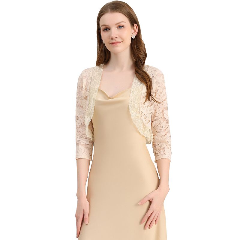 Cream shrugs for outlet dresses