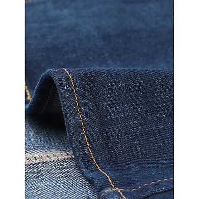 Women's Plus Size Denim Sleeveless Jacket Button Up Vintage Jean Waistcoat Vest