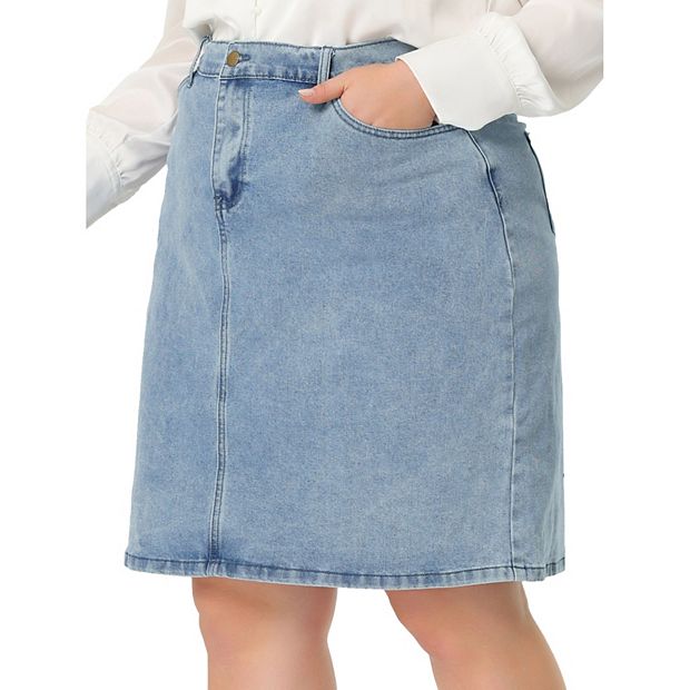 Kohls jean outlet skirt