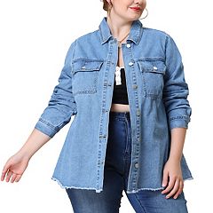 Kohls plus size jean on sale jackets