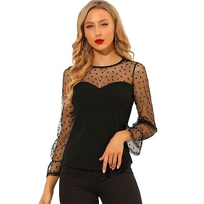 Sheer full sleeve top online