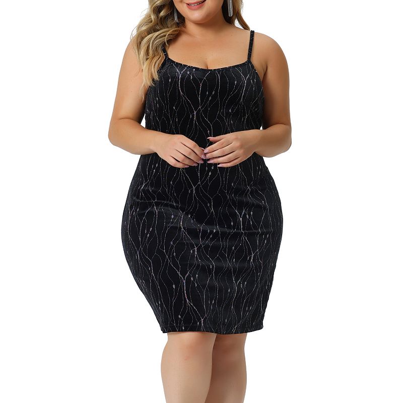 Kohls plus size black on sale dresses