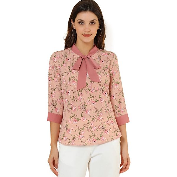 Solid color elegant bow tie V-neck elastic waist long sleeve lace dress slimming temperament youthful dress 11311 main image 0