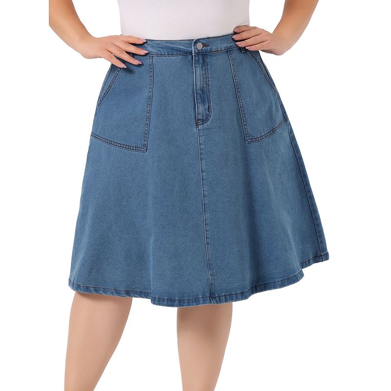 Womens midi hotsell skirts with pockets