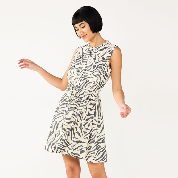 Nine west fit hot sale and flare dress