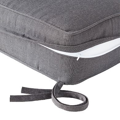 Greendale Home Fashions Sunbrella Fabric Deep Seat Cushion & Back Pillow Set