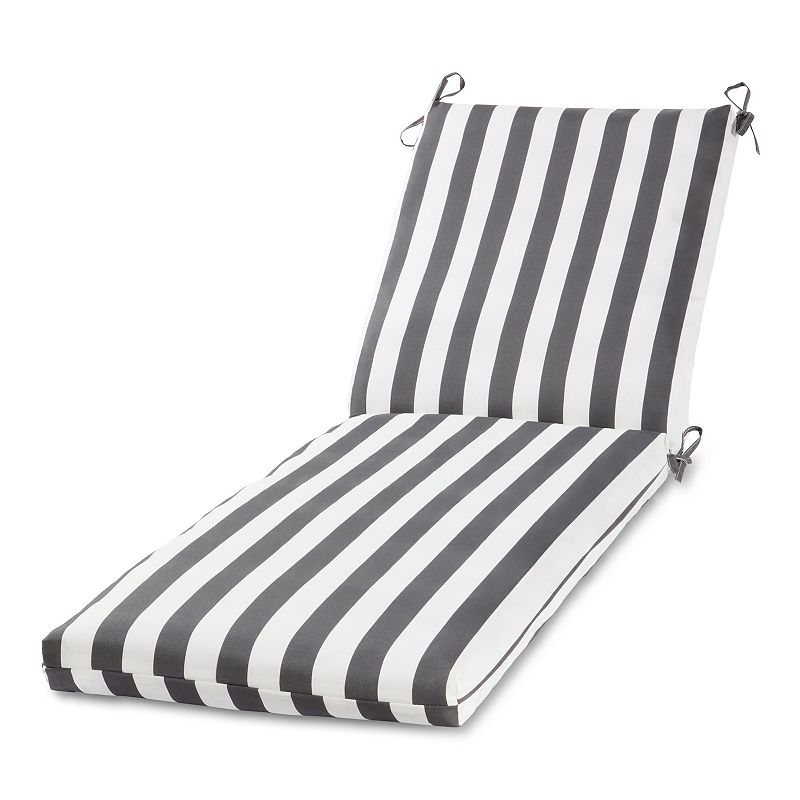 UPC 098198000285 product image for Greendale Home Fashions Outdoor Chaise Cushion, Gray | upcitemdb.com