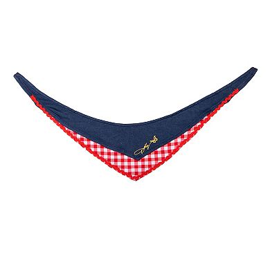 Doggy Parton Blue Denim & Gingham Reversible Dog Bandana