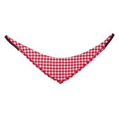 Doggy Parton Blue Denim & Gingham Reversible Dog Bandana