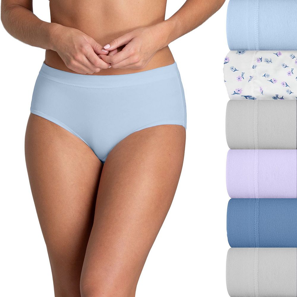 Women's Fruit of the Loom® Signature 6-Pack Stretch Low-Rise Brief