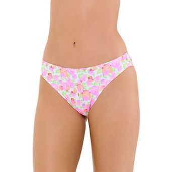 Juniors' Ninety-Nine° Ruched Cheeky Hipster Swim Bottoms
