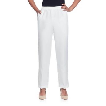 Plus Size Alfred Dunner Pull-On Straight-Leg Pants