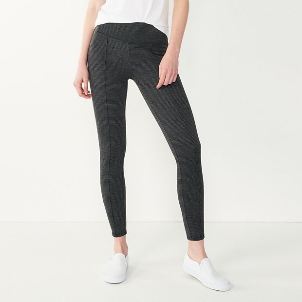 Women's Nine West Seamed Tummy-Control Ponte Leggings