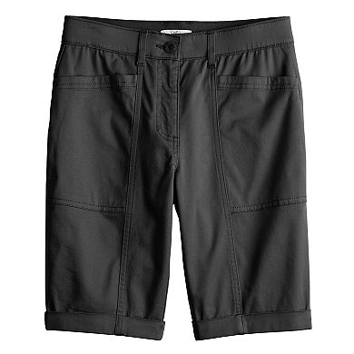 Women's Croft & Barrow® Comfort Waist Chino Shorts